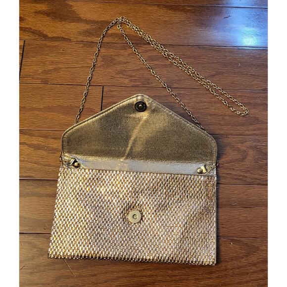 Unbranded Rose Gold Beaded Purse Bag Crossbody Purse Prom Wedding Bag - Picture 3 of 15